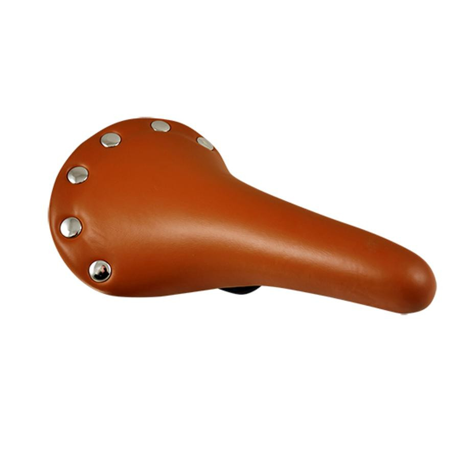 Selle marron pour vélo vintage