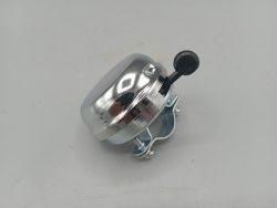 80's style chrome-plated steel bell for vintage bicycles
