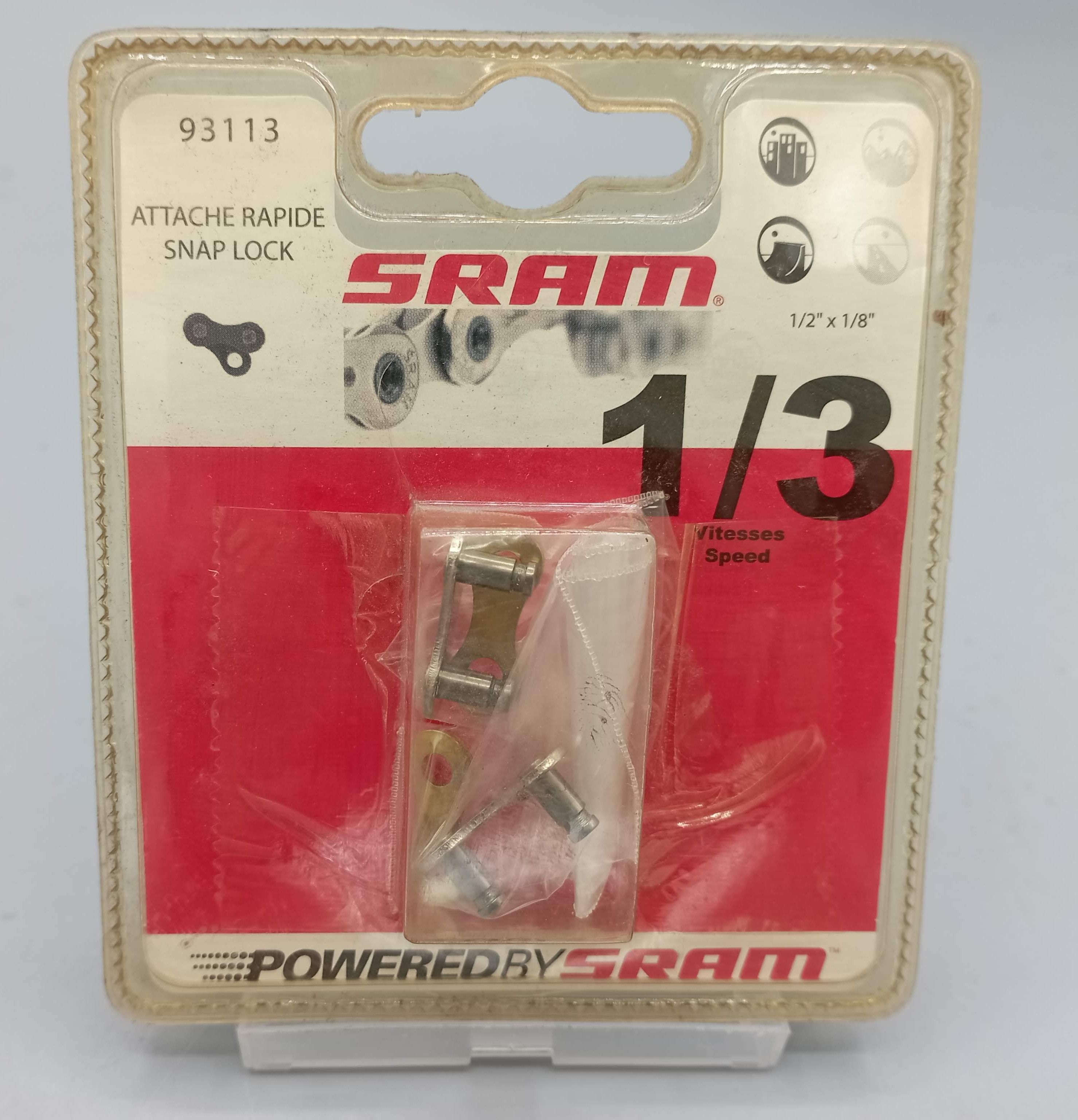 SRAM - 2 quick releases 1/3 speed gold