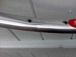 Super-Champion - Old stock 650C aluminium tubular rim 36t
