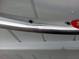 Super-Champion - Old stock 650C aluminium tubular rim 36t