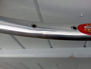 Neuve ! Super-Champion - Jante aluminium à boyaux 650C ancien