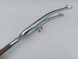 VTT Fourche chromé 24" ø 1" filetage cantilever V-Brake Tange old school
