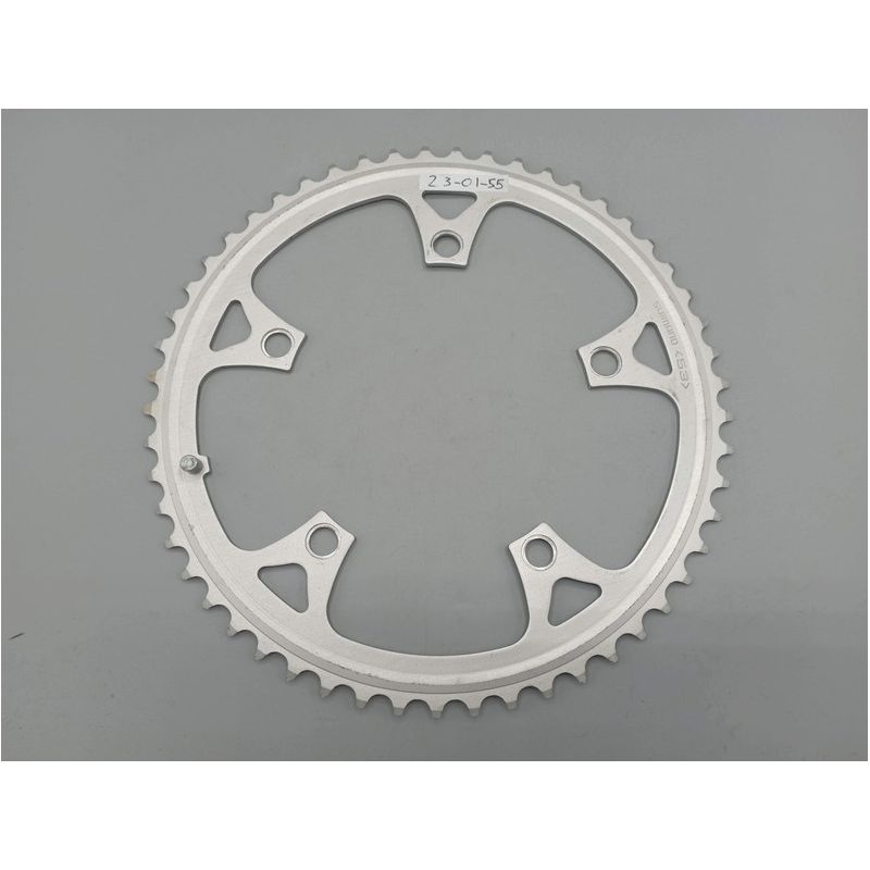 shimano aluminum chainring 53 teeth BCD 130 racing vintage bike RX 100 105