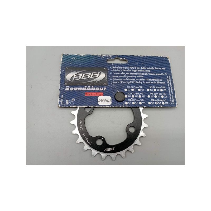 BBB Round About - Plateau 46 dents BCD 64 7075 T vtt vintage