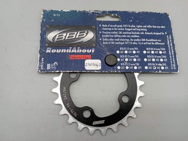 BBB Round About - BCD 64 7075 T 46-tooth chainring