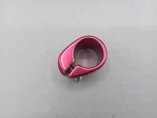 Collier de tige de selle ø 25.6 mm aluminium BMX produit neuf couleur rouge métallique
