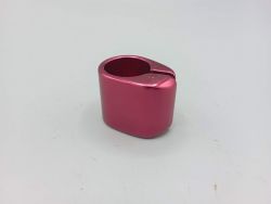 Collier de tige de selle ø 25.6 mm aluminium BMX produit neuf couleur rouge métallique