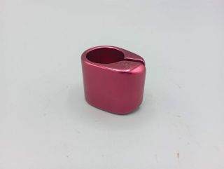 Collier de tige de selle ø 25.6 mm aluminium BMX produit neuf couleur rouge métallique
