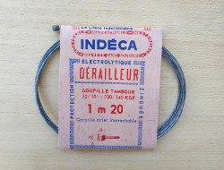 Derailleur cable Indeca Simplex Huret for vintage bicycle 1.20m
