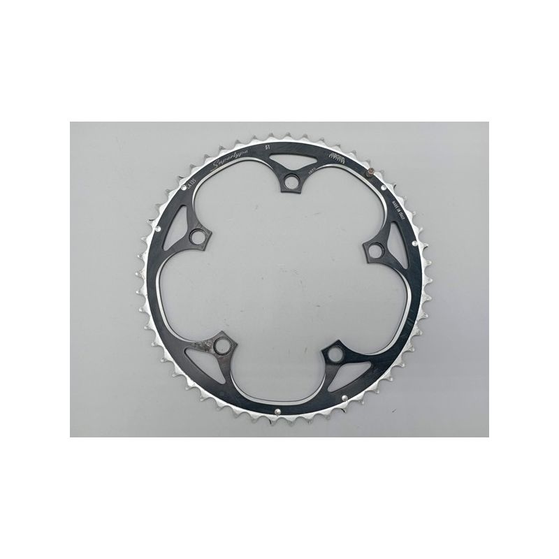 Miche Supertype - black 51 teeth chainring - BCD 135