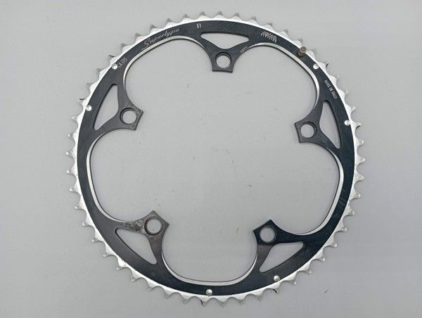 Miche Supertype - black 51 teeth chainring - BCD 135