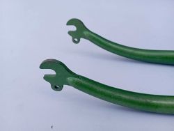 Green fork 500a half-race children's bike French thread 25x1 mm