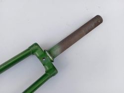 Fourche verte 500a vélo demi course enfant filetage français 25x1 mm