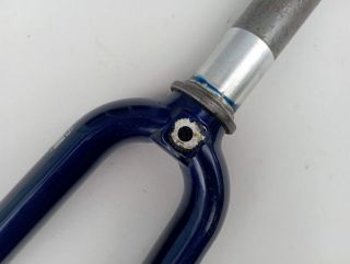 Blue 700c trek aluminum fork Ø22 - 1990s