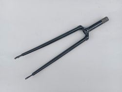Fourche noire 700c course acier cro mo Ø22 vélo vintage rétro