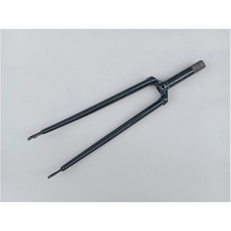 Black 700c racing cromo steel fork Ø22 vintage retro bike