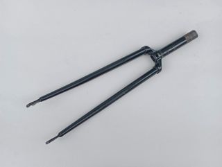 Black 700c racing cromo steel fork Ø22 vintage retro bike