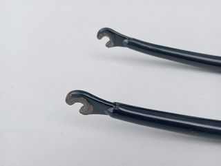 Fourche noire 700c course acier cro mo Ø22