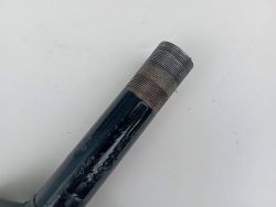 Black 700c racing cromo steel fork Ø22