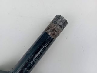 Black 700c racing cromo steel fork Ø22