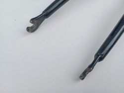 Black 700c racing cromo steel fork Ø22