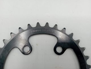 Tioga black compact chainring - BCD 74 - 32 teeth - 7/8 gears