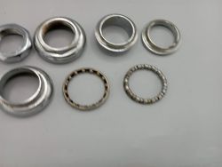 Threaded headset in  chromed steel 1 inch - 1" (25,4mm)  BSA BSC