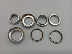 Threaded headset in  chromed steel 1 inch - 1" (25,4mm)  BSA BSC