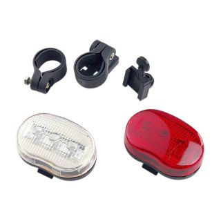 Front and rear lighting with batteries