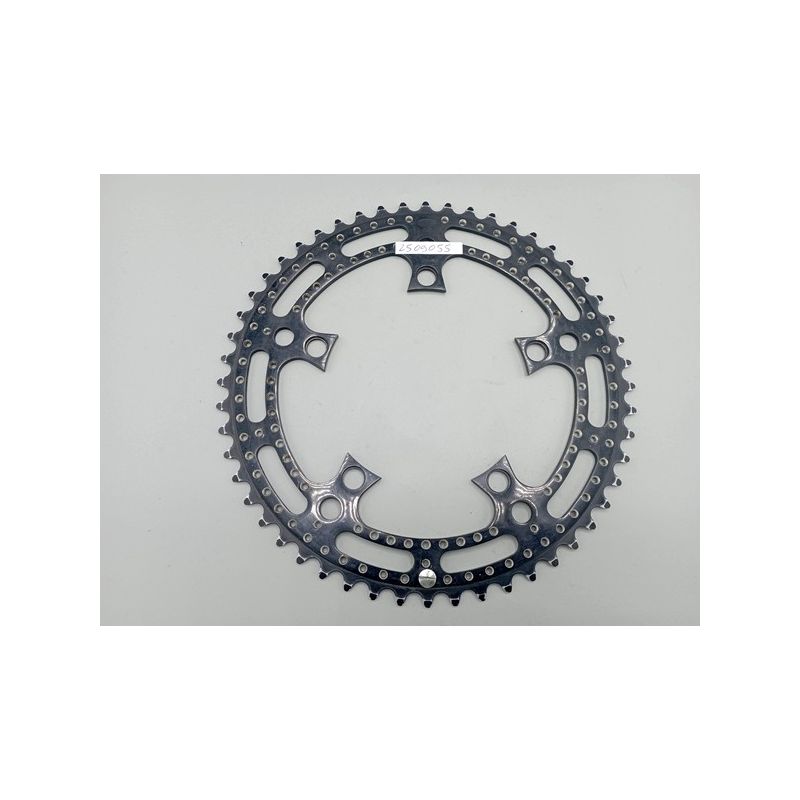 BCD122 Stronglight black perforated chainring