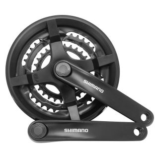 pédalier Shimano TY301 28/28/48 170 mm - Pédalier triple plateau