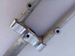Elvish 650B vintage bicycle fork with French threading