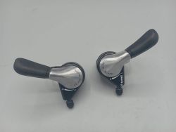 Sachs Huret indexed gear shifters for handlebars, 3 x 6 speeds