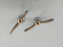 papillon écrou vélo 8 mm vintage laiton  roue avant vélo ancien rétro
