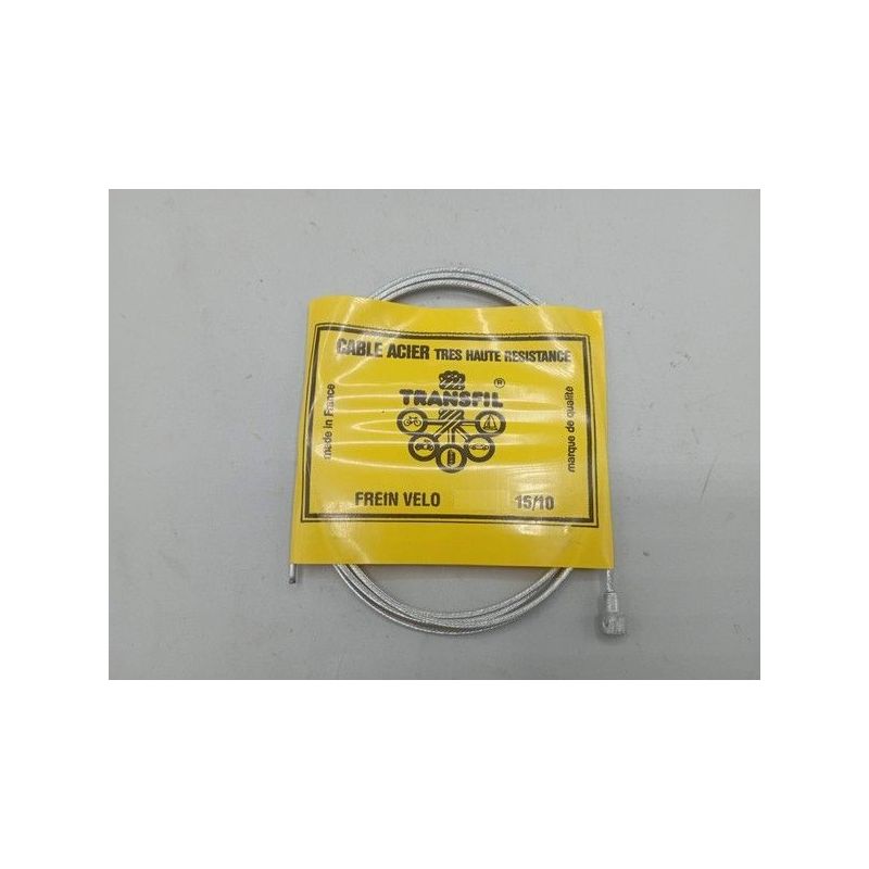 Transfil bicycle brake cable made in France for city bikes, racing bikes and retro bikes.