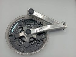 pédalier shimano altus vtt  24 34 44 vélo vtt vintage