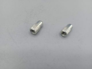 Algi - Nickel-plated brass Presta valve caps