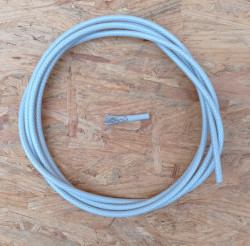 copy of 2 meters Teflon lined brake cable housing gray