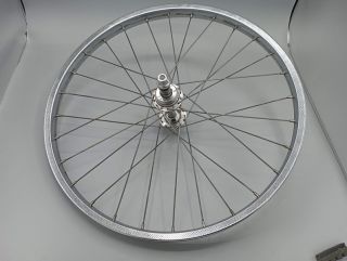 Roues arrière RFG  450A en acier chromé axe 9.5 mm