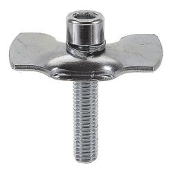 10 x 50 mm screw and bracket plate for bike stand