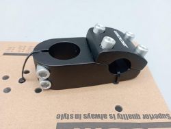 Zoom - Black BMX aluminium stem 1 1/8"