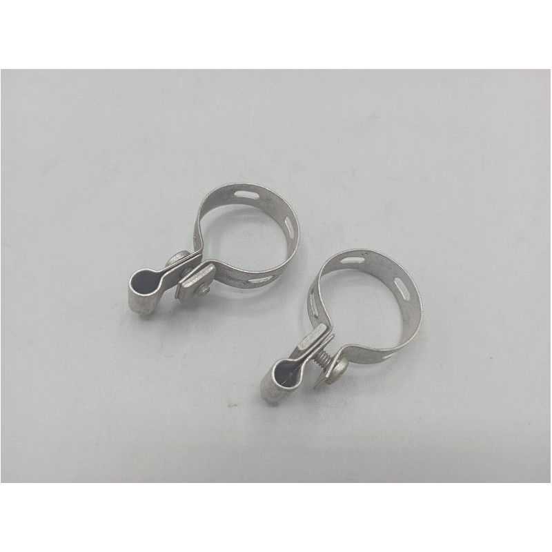 2 clamps for bicycle pump 1950 -1960