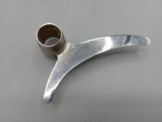 Suicide-type front derailleur for vintage bicycles from the 1930s to 1950s