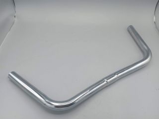 Flat steel handlebars for vintage 1980s city bikes