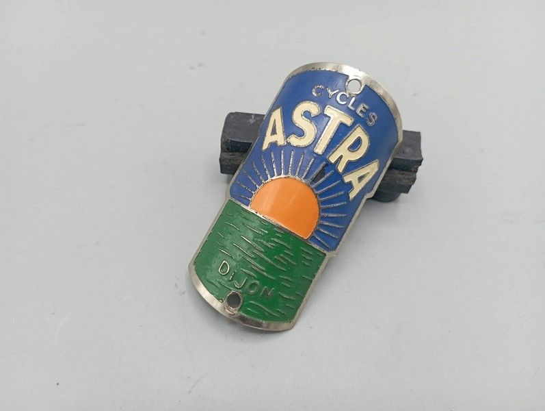 Manufacturer's plate: Cycles Astra
