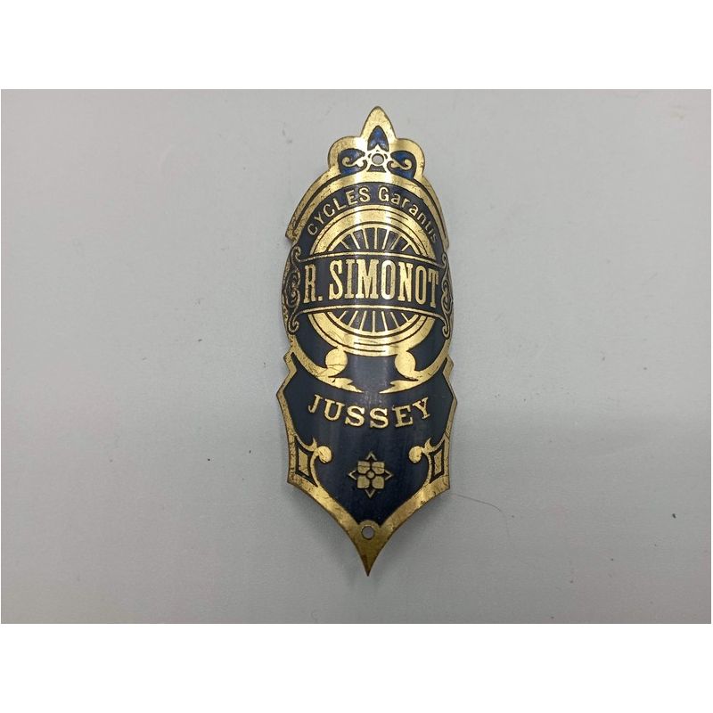 Plaque de constructeur : R. Simonot, Jussey