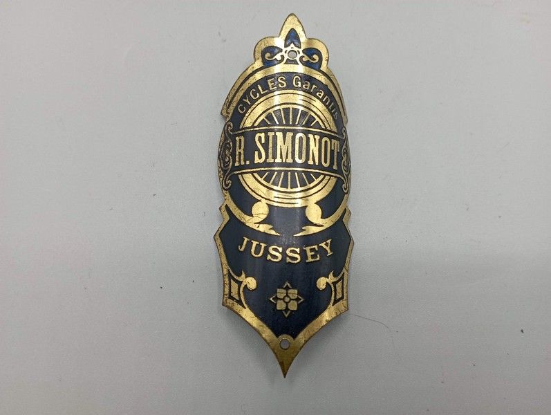 Manufacturer's plate: R. Simonot Cycles