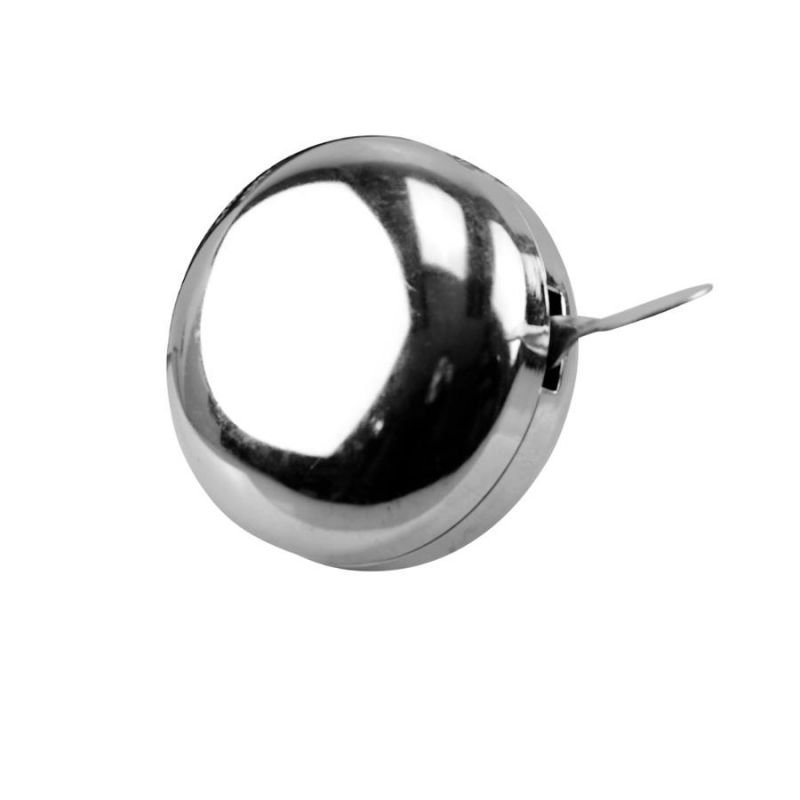 Vintage bell in chromed steel diameter : 80 mm