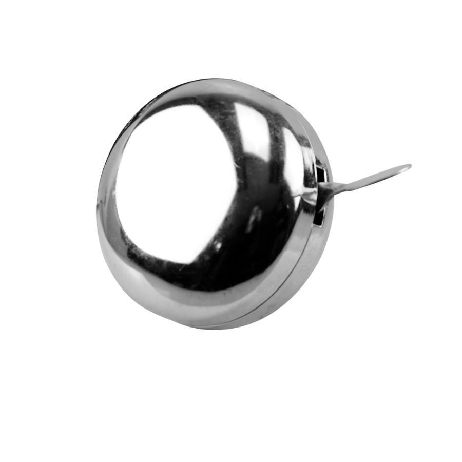Sonnette  ding dong pour vélo vintage 80 mm  en acier chromé
